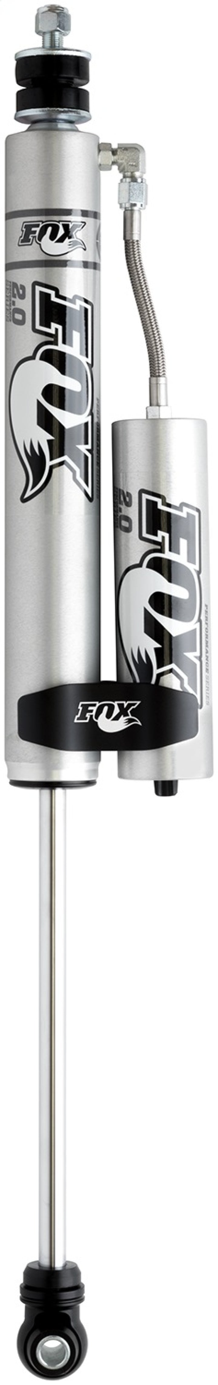 Fox 05+ Ford SD 2.0 Performance Series 8.6in. Smooth Body Remote Res. Front Shock / 0-1.5in. Lift - Bull Strap