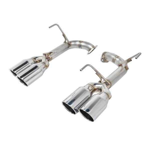 Remark 2015+ Subaru WRX STi VA Axle Back Exhaust w/Stainless Steel Double Wall Tip 4in - Bull Strap
