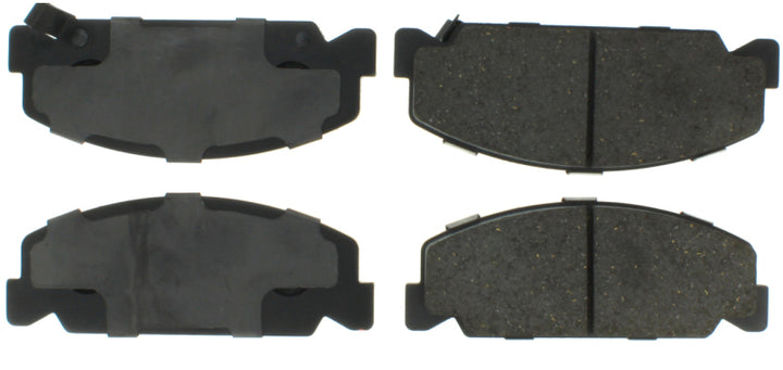 StopTech Performance 93-00 Honda Civic DX w/ Rr Drum Brakes Front Brake Pads - Bull Strap