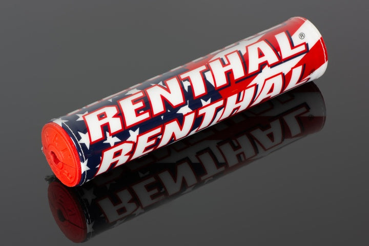 Renthal SX Pad 10 in. - USA Flag Red/ White/ Blue - Bull Strap