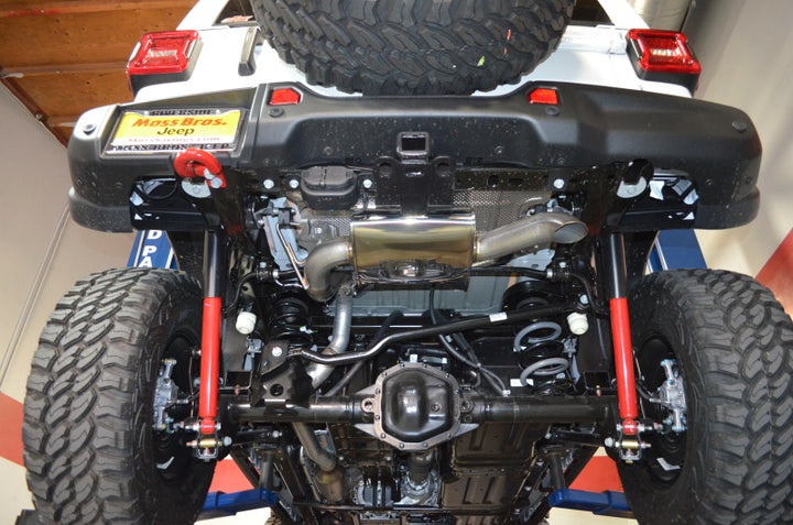 Injen 18-20 Jeep Wrangler JL V6-3.6L & L4-2.0L(t) High Tuck Axle Back Exhaust - Bull Strap