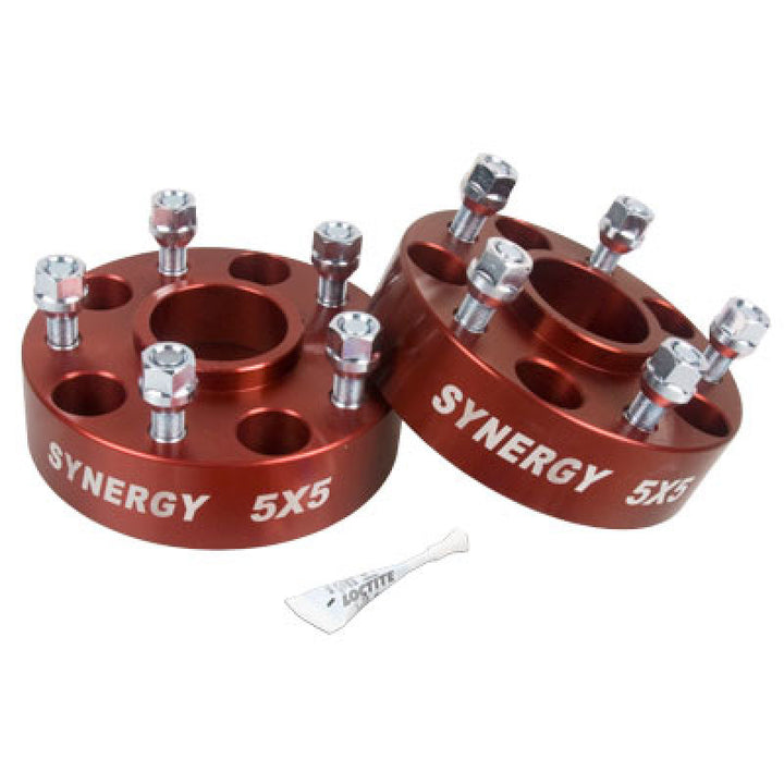 Synergy 2018+ Jeep Wrangler JL Hub Centric Wheel Spacers 5x5-1-3/4in Width M14 x 1.50 Stud Size - Bull Strap