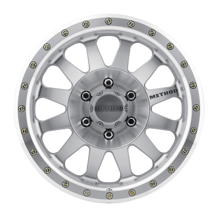 Method MR304 Double Standard 18x9 -12mm Offset 6x5.5 108mm CB Machined/Clear Coat Wheel - Bull Strap