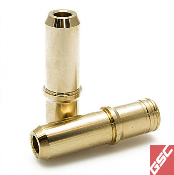 GSC P-D Honda K-Series VTEC K20/24 Manganese Bronze Intake Valve Guide Stopper Style - SET OF 8 - Bull Strap