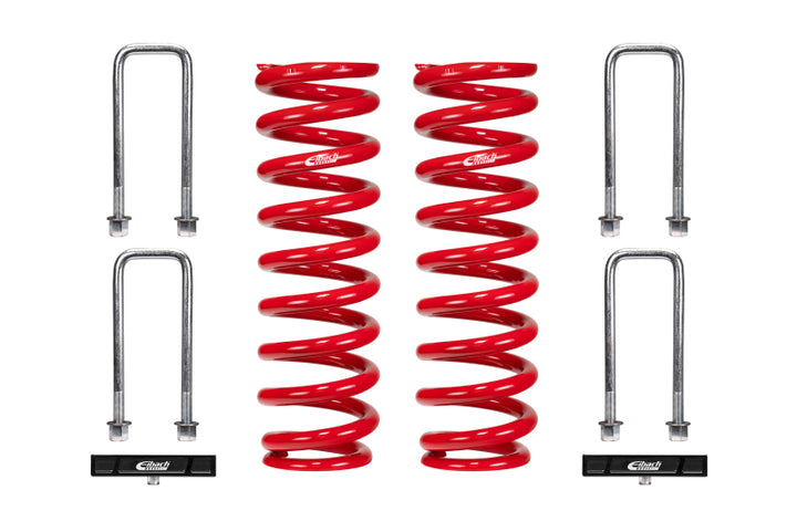 Eibach 19-21 Toyota Tundra PRO-Lift Kit Springs Front Springs & Rear 1in. Block - Bull Strap