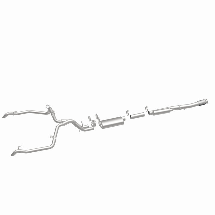 MagnaFlow 24-25 Chevrolet/GMC Silverado/Sierra 1500 ZR2/AT4X Overland Series Cat-Back Exhaust System - Bull Strap