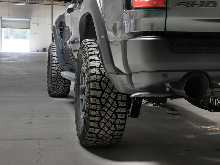 aFe CONTROL Forged Aluminum Wheel Spacers 6x139.7 / CB 77.8 / 2in Thick - RAM 1500 - Bull Strap