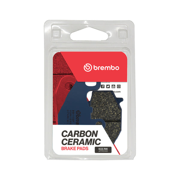 Brembo OE Kawasaki ZX6-R Carbon Ceramic Brake Pads - Rear - Bull Strap