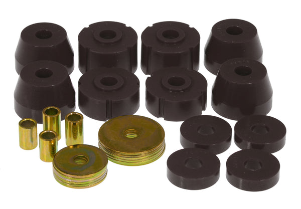 Prothane 72-85 Dodge Truck Body Mounts - Black - Bull Strap