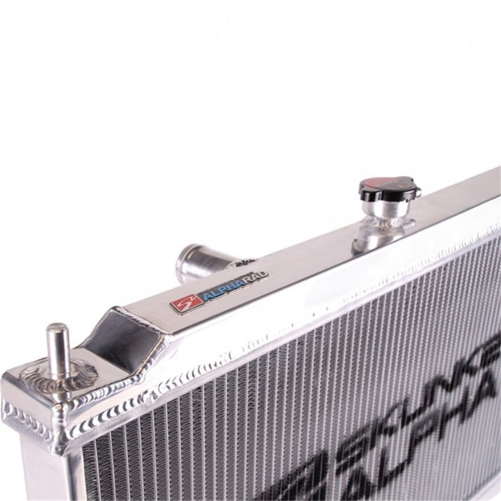 Skunk2 Alpha Series 88-91 Honda CRX/Civic Radiator (Full Size) (Dual Core) (Manual Trans.) - Bull Strap