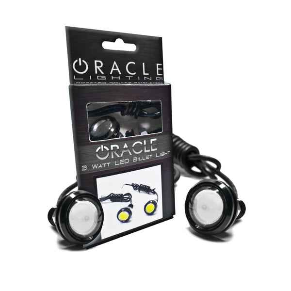 Oracle 3W Universal Cree LED Billet Lights - Amber - Bull Strap