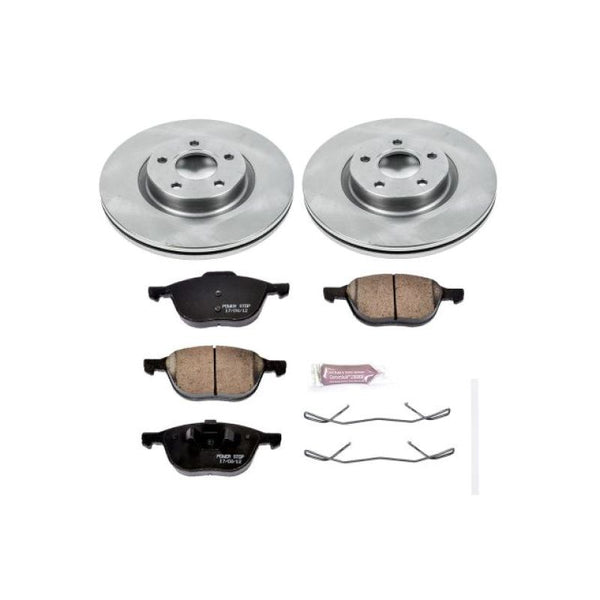 Power Stop 13-17 Ford C-Max Front Autospecialty Brake Kit - Bull Strap