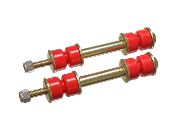 Energy Suspension 79-85 Mazda RX7 / 79-82 Mazda 626/MX6 Red Front or Rear End Links - Bull Strap