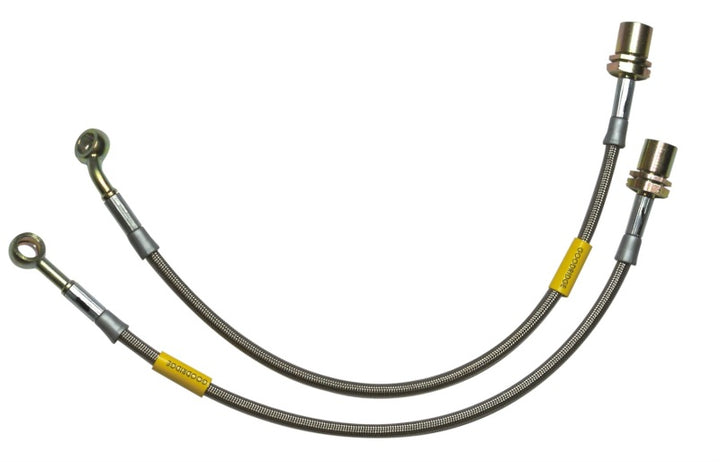 Goodridge 14-18 Subaru Forester 2.0 L Stainless Steel Brake Line Kit - Bull Strap