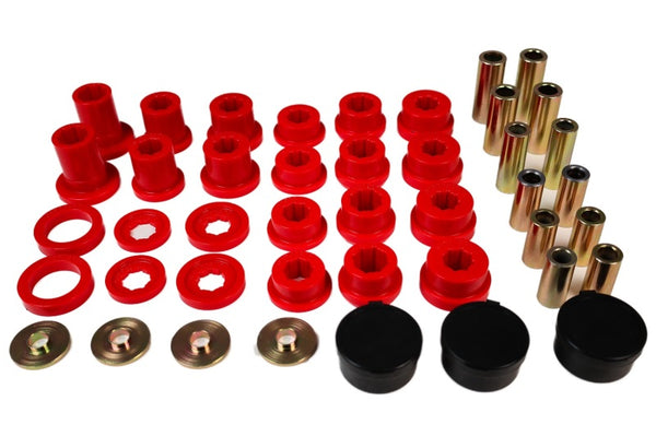 Energy Suspension 01-05 Lexus IS300 Rear Control Arm Bushing Set - Red - Bull Strap