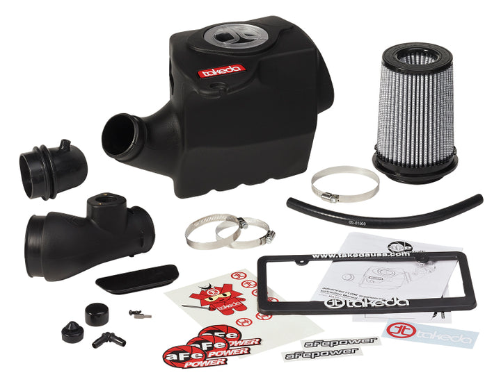 aFe Takeda Momentum Cold Air Intake System w/ Pro DRY S Media Mazda MX-5 Miata (ND) 16-19 L4-2.0L - Bull Strap