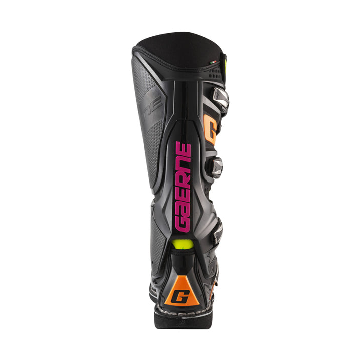 Gaerne SG12 Limited Edition Boot Black/Orange/Pink - Size 11 - Bull Strap