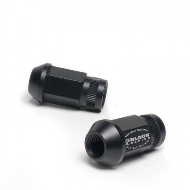 Skunk2 12 x 1.5 Forged Lug Nut Set (Black Series) (16 Pcs.) - Bull Strap