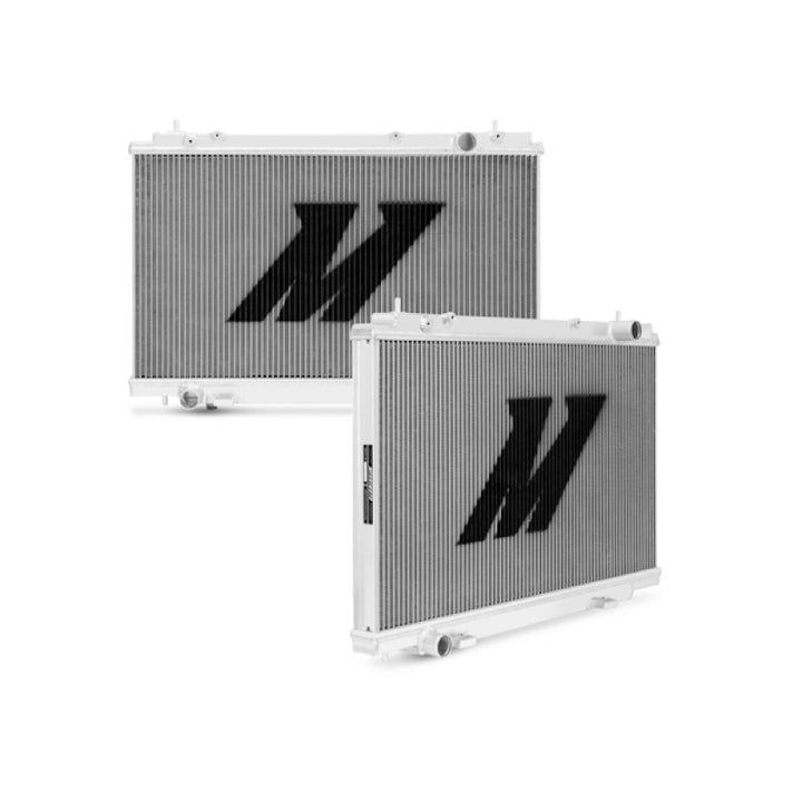 Mishimoto 07-09 Nissan 350Z Manual Aluminum Radiator - Bull Strap