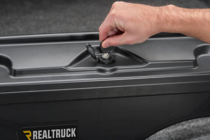 UnderCover 05-20 Toyota Tacoma Drivers Side Swing Case - Black Smooth - Bull Strap