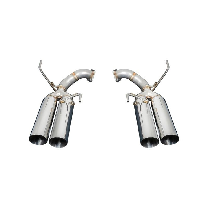 Remark 2015+ Subaru WRX/STI VA Boso Edition Axle Back Exhaust w/ Stainless Steel Single Wall Tip - Bull Strap