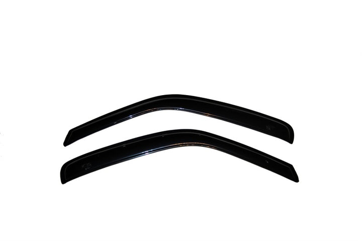 AVS 03-10 Chevy Kodiak Ventvisor Outside Mount Window Deflectors 2pc - Smoke - Bull Strap