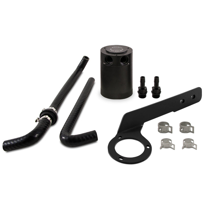 Mishimoto 2018+ Honda Accord 2.0T Baffled Oil Catch Can PCV Side - Black - Bull Strap