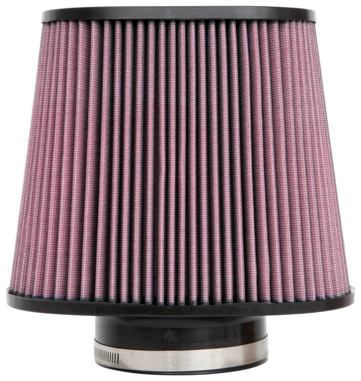 K&N Universal Rubber Filter 4in FLG 9IN x 5-3/4IN B / 7 x 4-1/2IN T / 7-1/2IN H - Bull Strap