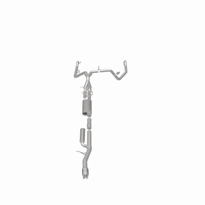 MagnaFlow 24-25 Chevrolet/GMC Silverado/Sierra 1500 ZR2/AT4X Overland Series Cat-Back Exhaust System - Bull Strap