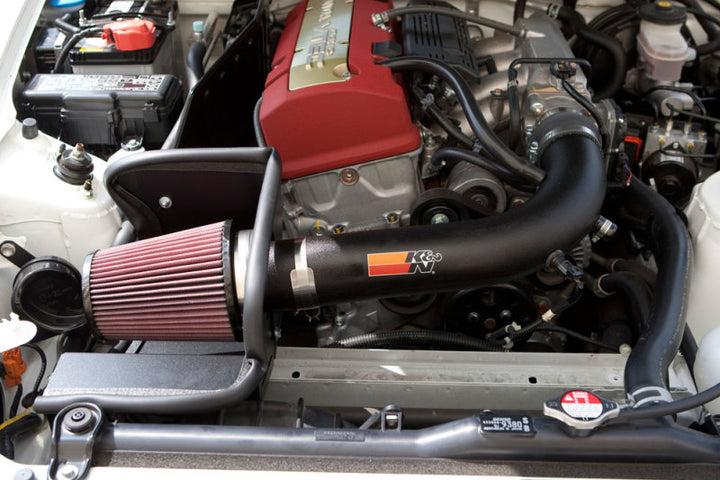 K&N 00-04 Honda S2000 2.2L/2.0L-L4 Performance Intake Kit - Bull Strap