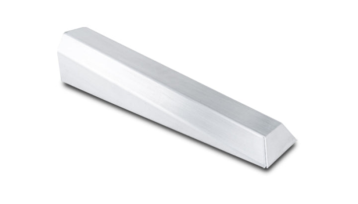 Vibrant I/C End Tank 4.5in Wide 22in Long 3in Tall Use w/ Vertical I/C Core 12853 - 5052 Aluminum - Bull Strap