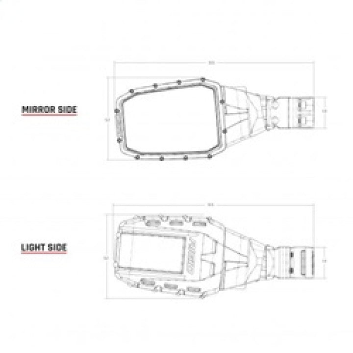Rigid Industries Reflect Lamp Set - Bull Strap