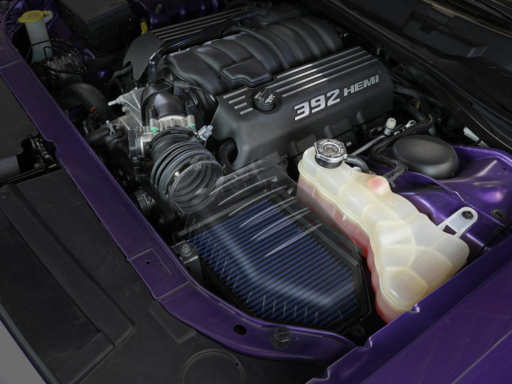 aFe MagnumFORCE Intake Super Stock Pro 5R Media Dodge Challenger 15-20 V6-3.6L/V8-5.7L/6.4L/6.2L - Bull Strap