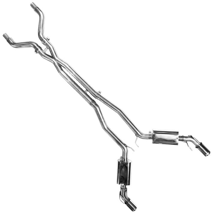 Kooks 10-14 Chevy Camaro SS 3in OEM Style Cat-Back - Bull Strap