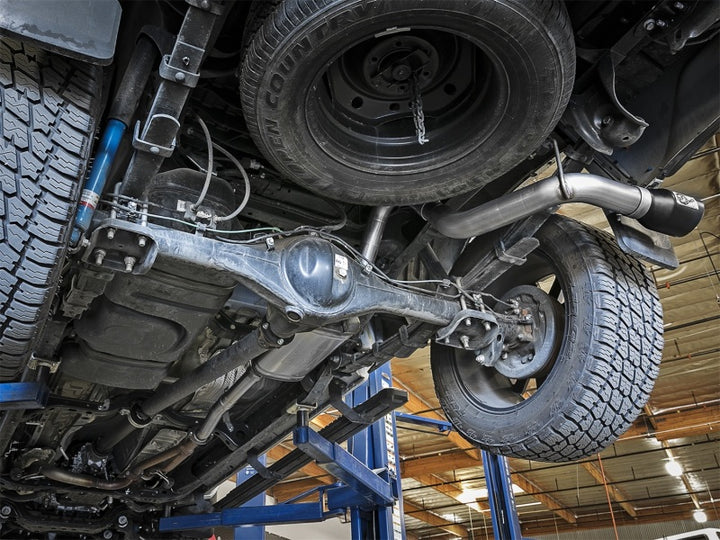 aFe MACH Force-Xp 2-1/2in 304 SS Cat-Back Exhaust w/Black Tips 2016+ Toyota Tacoma L4-2.7L / V6-3.5L - Bull Strap