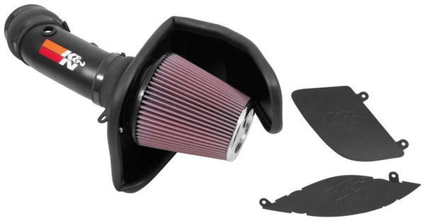 K&N 2017 Dodge Challenger Hellcat SC V8-6.2L F/l Typhoon Air Intake - Bull Strap