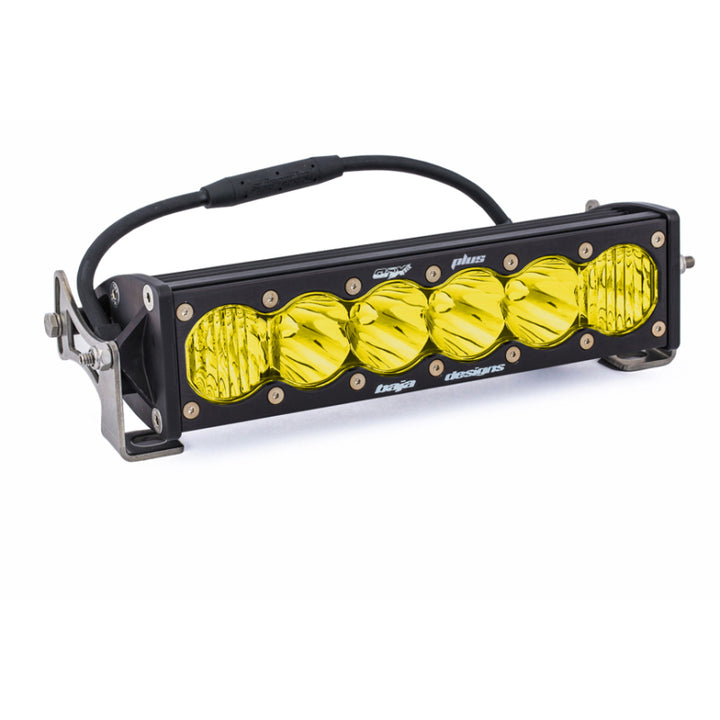 Baja Designs OnX6+ Driving/Combo 10in LED Light Bar - Amber - Bull Strap