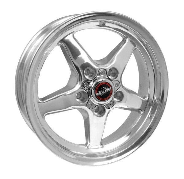 Race Star 92 Drag Star 15x5.00 5x4.50bc 2.38bs Direct Drill Polished Wheel - Bull Strap