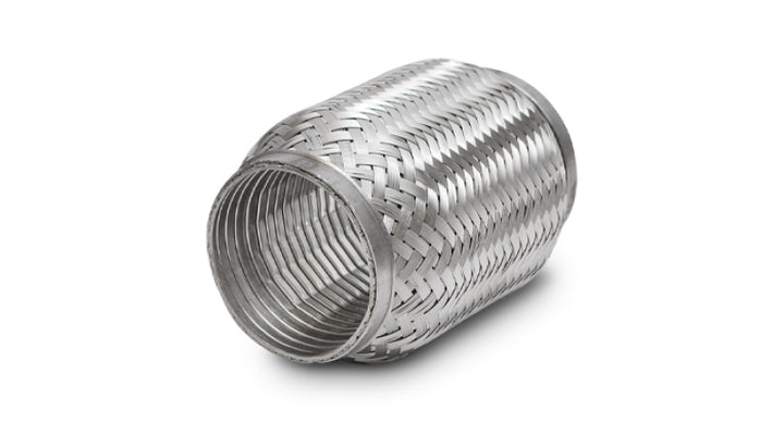 Vibrant SS Turbo FLEX Coupling with Interlock Liner 3in inlet/outlet x 8in long - Bull Strap