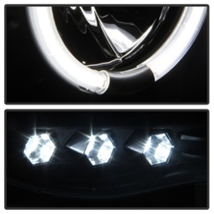 Spyder Dodge Ram 1500 02-05 03-05 Projector Headlights CCFL Halo LED Blk PRO-YD-DR02-CCFL-BK - Bull Strap