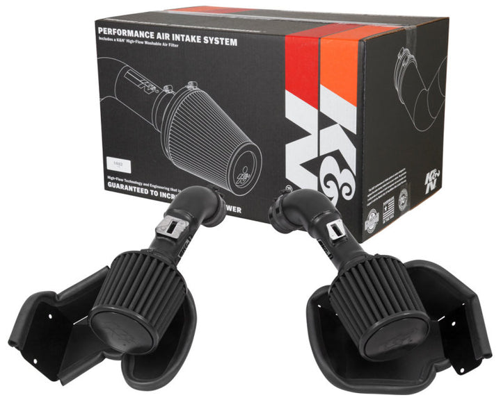 K&N 08-03 Infiniti G37 3.7L V6 Performance Intake Kit - Bull Strap