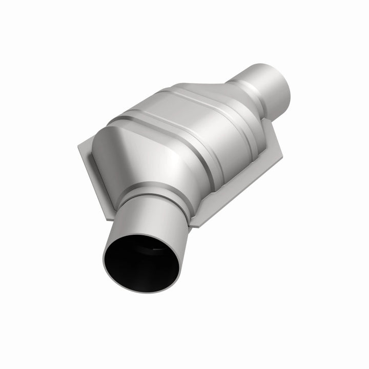 MagnaFlow Conv Univ 2.5 Angled Inlet - Bull Strap
