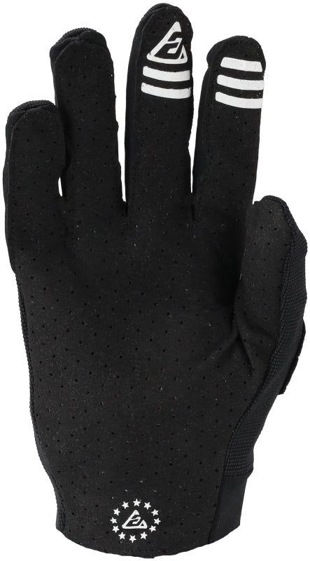 Answer 25 Aerlite Gloves Black/White - XL - Bull Strap