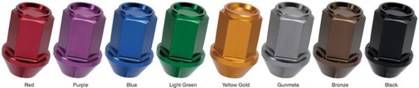 Project Kics 12X1.50 Black Leggdura Racing Lug Nuts (Laser Logo) - 20 PCS - Bull Strap