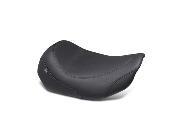 Mustang 22-25 HD Wide Tripper w/o Backrest CVO Road Glide and Street Glide Black - Bull Strap