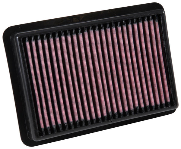 K&N 17-18 Honda Civic Type-R L4-2.0L F/I Turbo Replacement Drop In Air Filter - Bull Strap