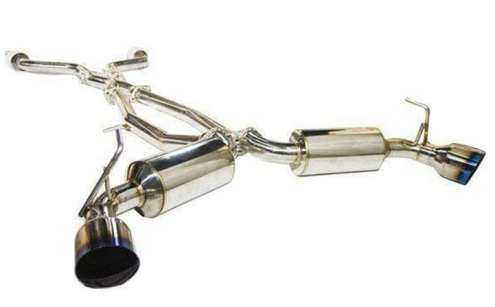 Invidia 2009+ Nissan 370Z Dual N1 GT Titanium Tip Cat-back Exhaust - Bull Strap