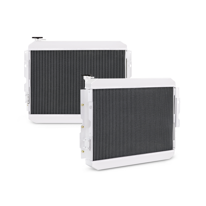 Mishimoto 81-90 Toyota Land Cruiser FJ60 Aluminum Radiator - Bull Strap