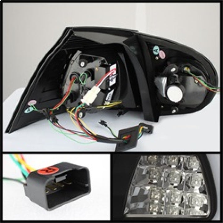 Spyder Volkswagen Golf V 06-09 LED TURN SIGNAL LED Tail Lights Black ALT-YD-VG03-LED-BK - Bull Strap