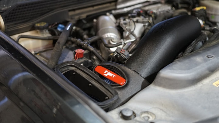 Injen 17-19 Chevy Silverado 2500/3500 Duramax L5P 6.6L Evolution Cold Air Intake (Oiled Filter) - Bull Strap